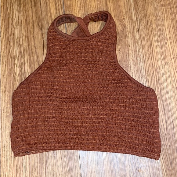 Urban Outfitters Tops - Urban Outfitters smocked cropped halter top